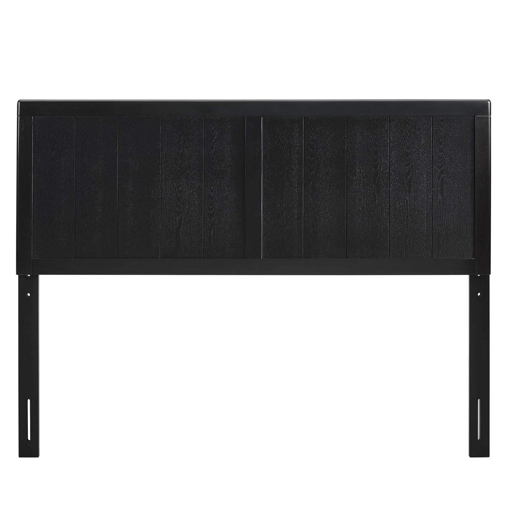 Modway Mod-6218-Blk Robbie Queen Wood Headboard, Black