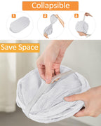 Durable Collapsible Laundry Baskets, Reinforced Mesh Pop Up Laundry Hamper, Foldable Clothes Hampers With Carry Handles For Laun