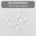 Otostar Pack Of 4 Outdoor Waterproof Throw Pillow Covers Decorative Pillow Covers Square Patio Balcony Pillowcases Cushion Case