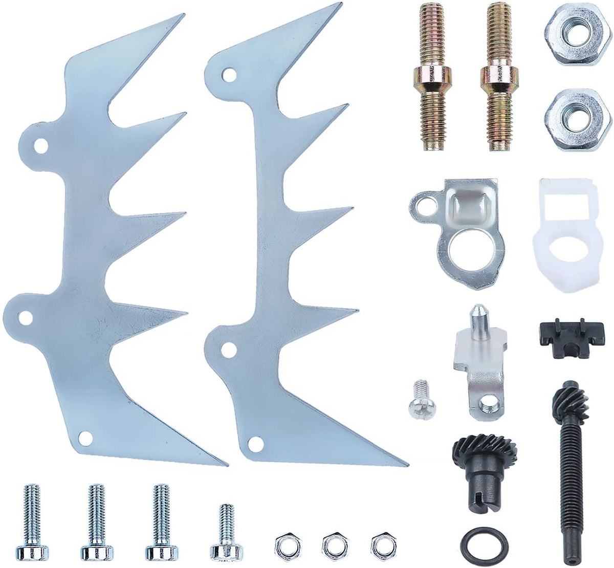 Adefol Chain Saw Bumper Spike/Felling Dog 21Pcs Kit For Stihl Ms660 Ms460 Ms440 066 046 044 Replacement Parts With Chain Adjuste