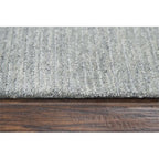 Rizzy Home Alora Decor Emerson 5' X 8' Solid Grey/Gray/Rust/Blue Hand-Tufted Area Rug