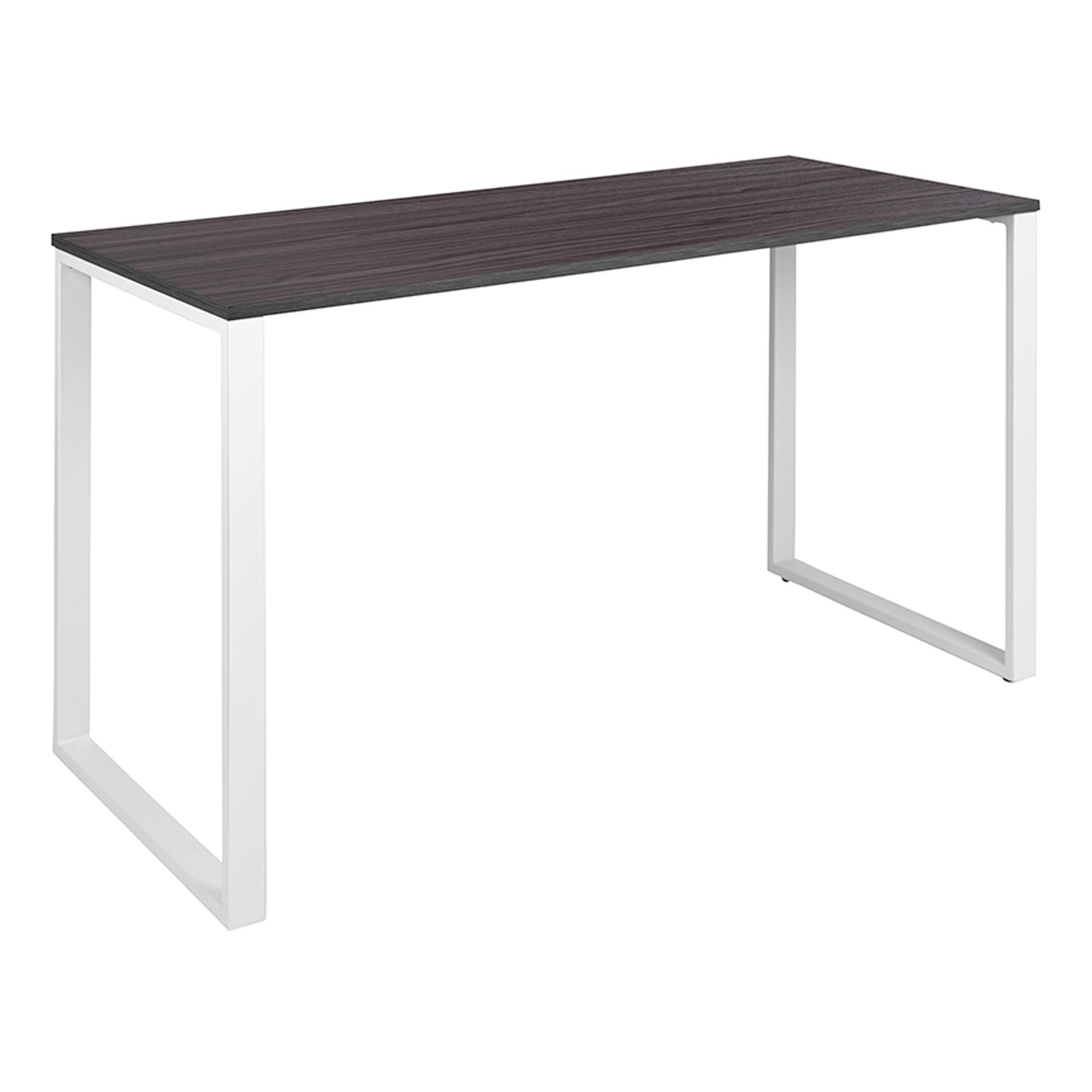 Flash Furniture Kimberly Modern Commercial Grade Desk Industrial Style Computer Desk Sturdy Home Office Desk - 55" Length (Rustic Gray)