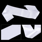 Dreamtop 16Pcs Sash Satin Sash White Blank Sash Blank Sashes For Pageants Senior Sash 2025 White Sash For Beauty Pageant