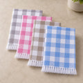 Khillayox Cotton Hand Towel 35x60 cm Pack of 4  Multipurpose Soft Absorbent Kitchen Towel, Bathroom Hand Towel, Face Towel with