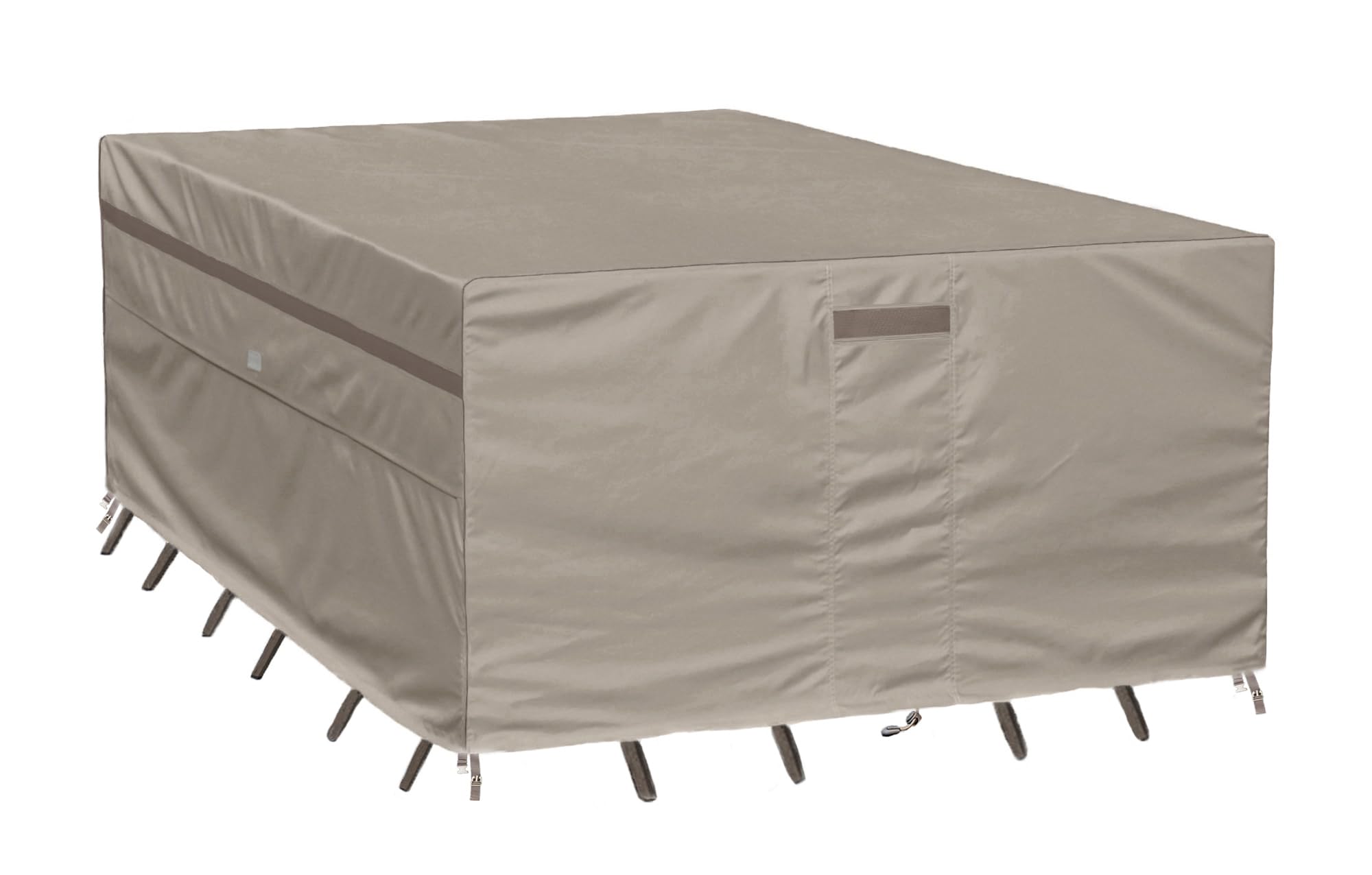 Garden Balsam Heavy Duty Waterproof Patio Furniture Covers,Fade Resistant Outdoor Table And Chair Covers Rectangular 111' Wx 74
