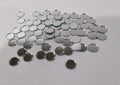 Round Glass Mirror Mosaic Tiles,Crafts Glass Mirror Tiles,Real Circle Glass Mirror Table Scatter, Round Mirror Mosaic (Silver, 1