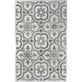 Rizzy Home Alora Decor Neo 5'X7'6" Scroll Ivory/Gray Hand-Tufted Area Rug