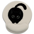 Limkrian Cat Lovers Ergonomic Mouse Pad With Wrist Rest, Mouse Pads For Desk, Gaming Mouse Pad With Wrist Support, Funny Mousepa