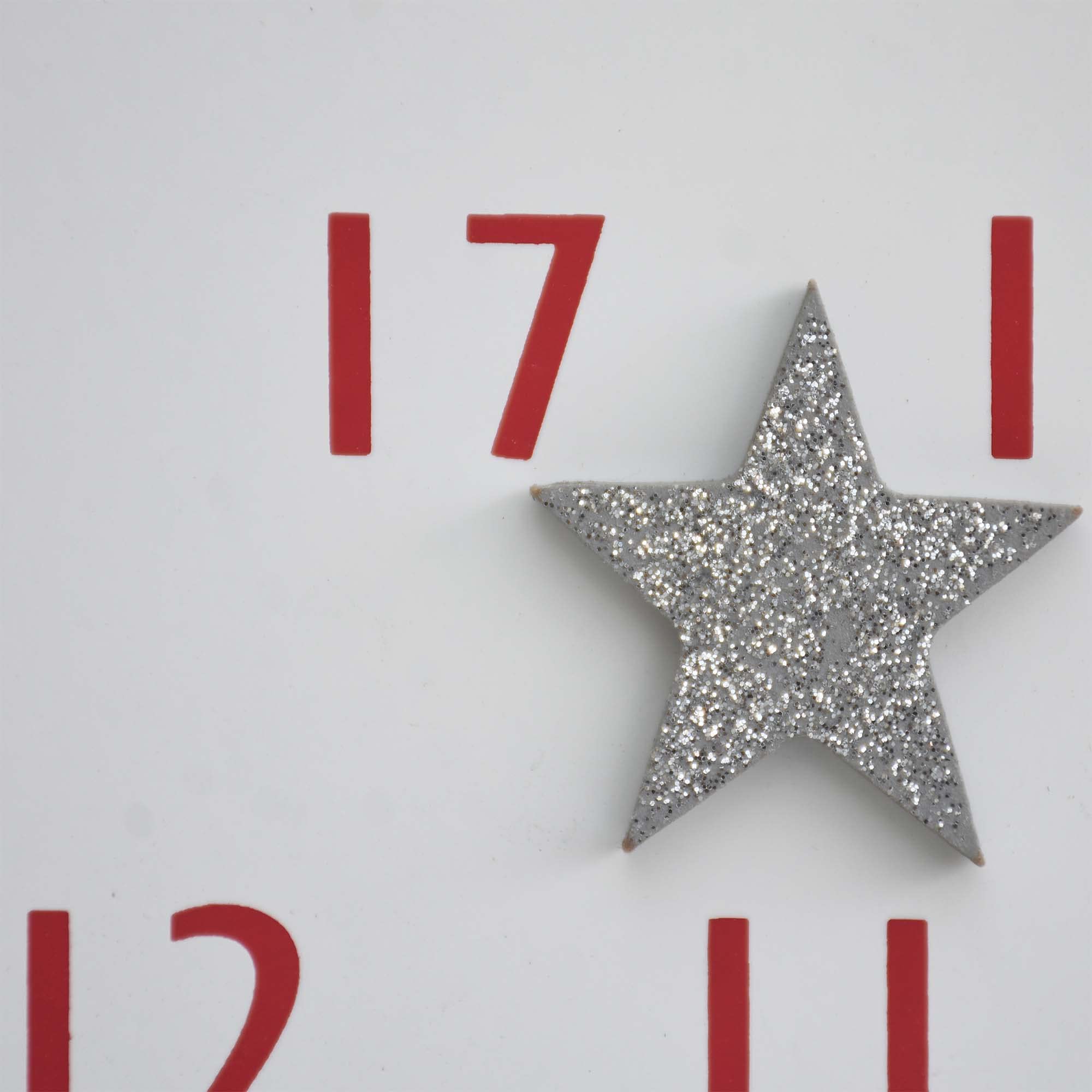 Paris Loft Christmas Countdown, Countdown To Christmas Advent Calendar, Wooden Christmas Tree Sign With Star Magnet, Framed Tree