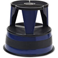 2-Step Steel Step Stool With 300 Lb. Load Capacity Color: Blue