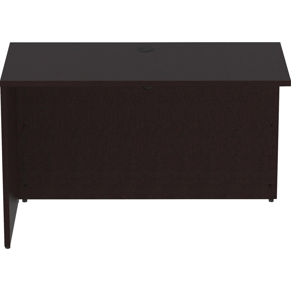 Lorell, LLR18215, Essentials Espresso Laminate Return Shell, 1 Each