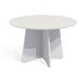 Mayline Medina 48"Dia. Round Conference Table, Textured Sea Salt Laminate