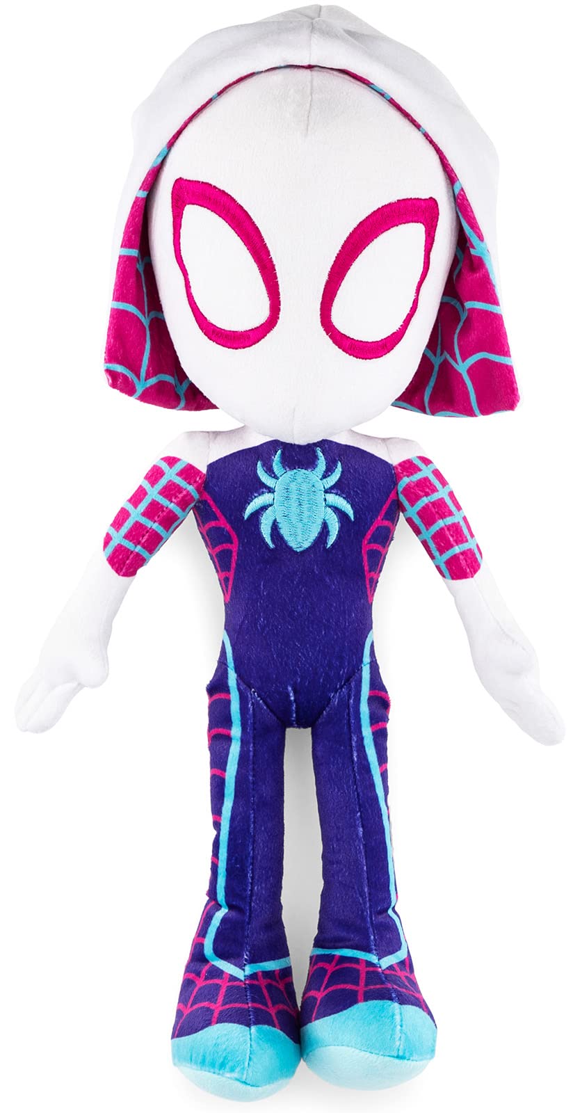 Jay Franco Marvel Spidey And His Amazing Friends Gwen The Ghost-Spider Pillow Buddy - Super Soft Polyester Microfiber, 18 Inches