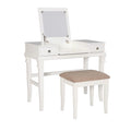 Linon White, Angela Vanity Set