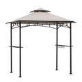 Sunjoy Mynah 5 x 8 ft Steel 2-Tier Grill Gazebo