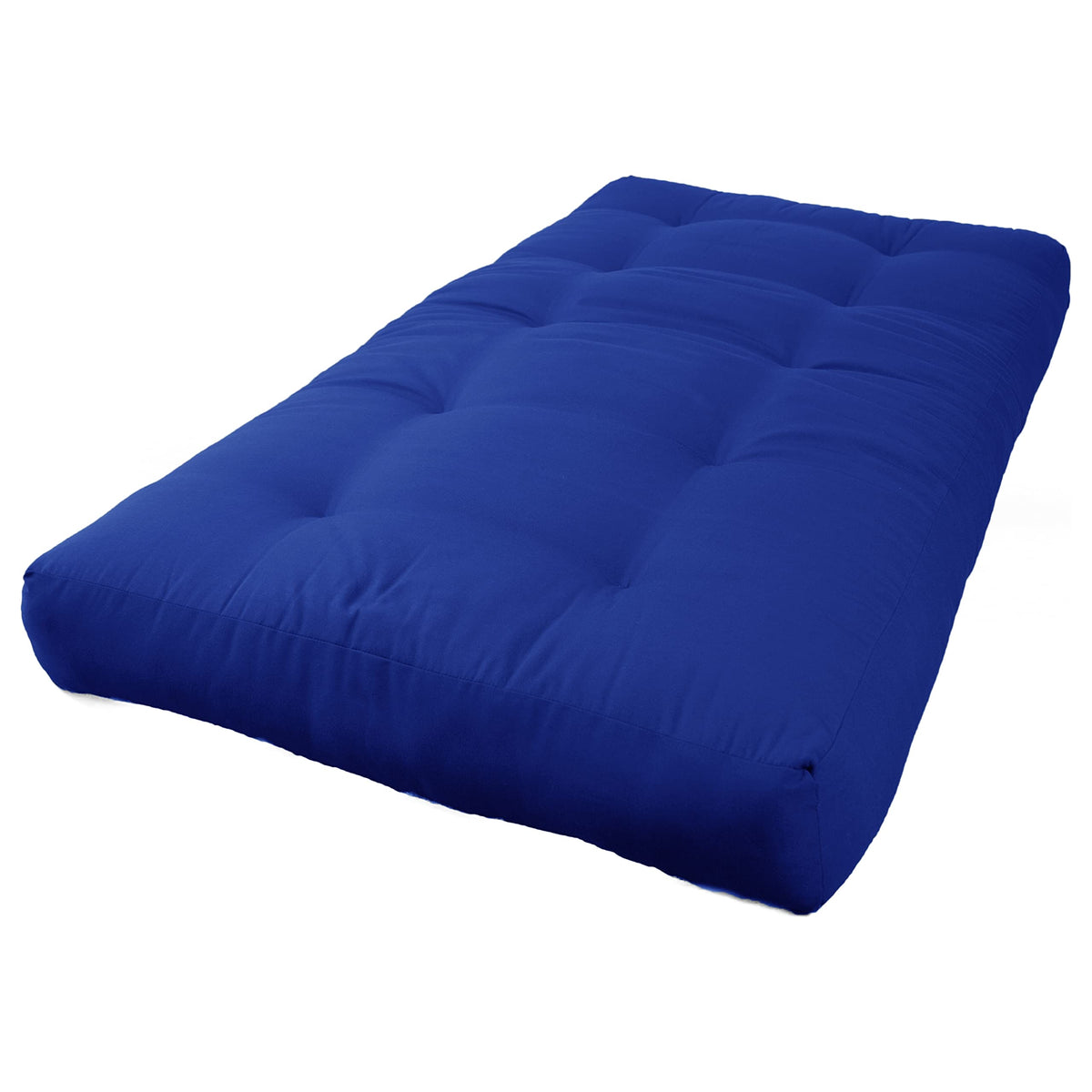 Blazing Needles Renewal 7&quot; Twill Futon Mattress, Twin, Royal Blue