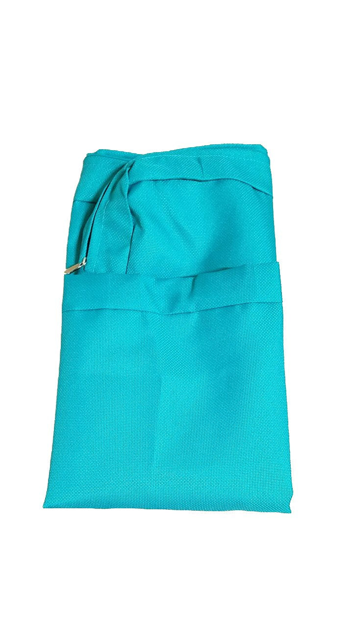 Qqbed Patio Cushion Covers For Outdoor Deep Seat Lounge (24X22, Teal)