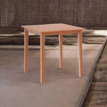 Ergode Wood Groveland Square Dining Table - Compact & Functional Furniture for Small Spaces - Light Oak Finish - Easy Assembly - 29.53" W x 29.53" D x 29.13" H