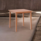 Ergode Wood Groveland Square Dining Table - Compact & Functional Furniture for Small Spaces - Light Oak Finish - Easy Assembly - 29.53" W x 29.53" D x 29.13" H