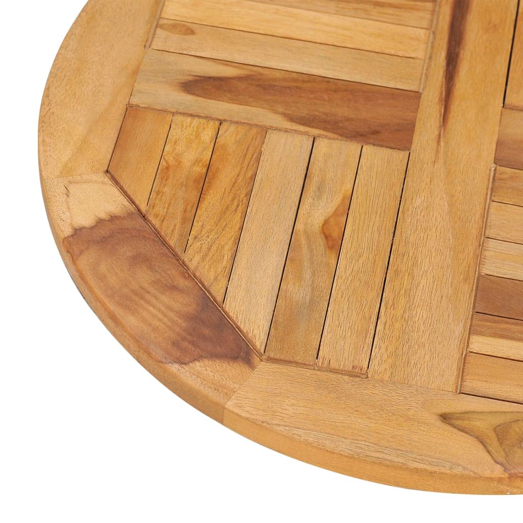 Solid Teak Wood Rotating Table Disk - Thumbnail 4