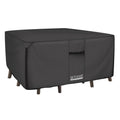 Ultcover 600D Tough Canvas Heavy Duty Square Patio Table And Chair Cover - Waterproof Outdoor General Purpose Furniture Covers 7