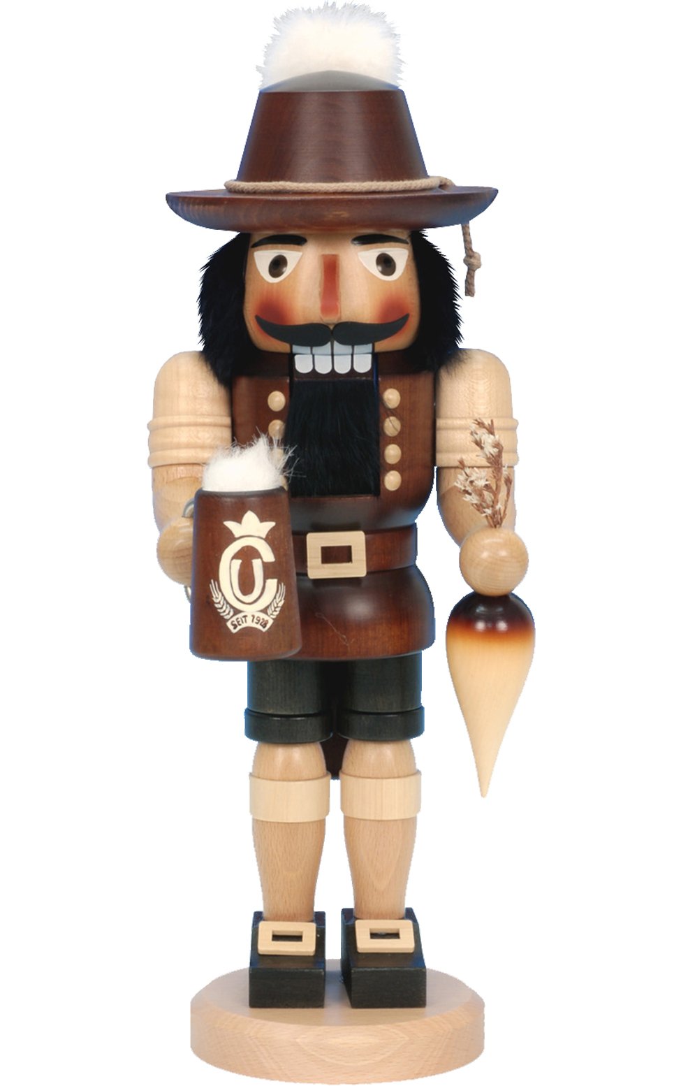 Alexander Taron Importer 32-342 Christian Ulbricht Nutcracker-Bavarian-15.5&quot; H X 6&quot; W X 5.5&quot; D, Brown