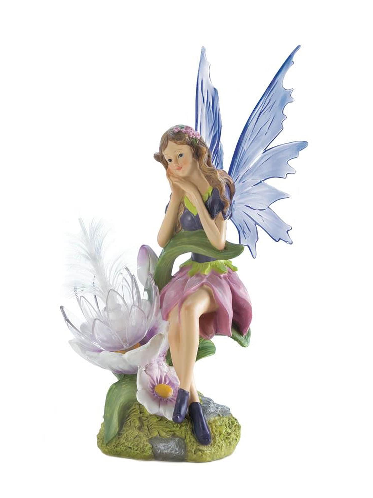 Summerfield Terrace 10018276 Solar Fairy with Flower, Multicolor