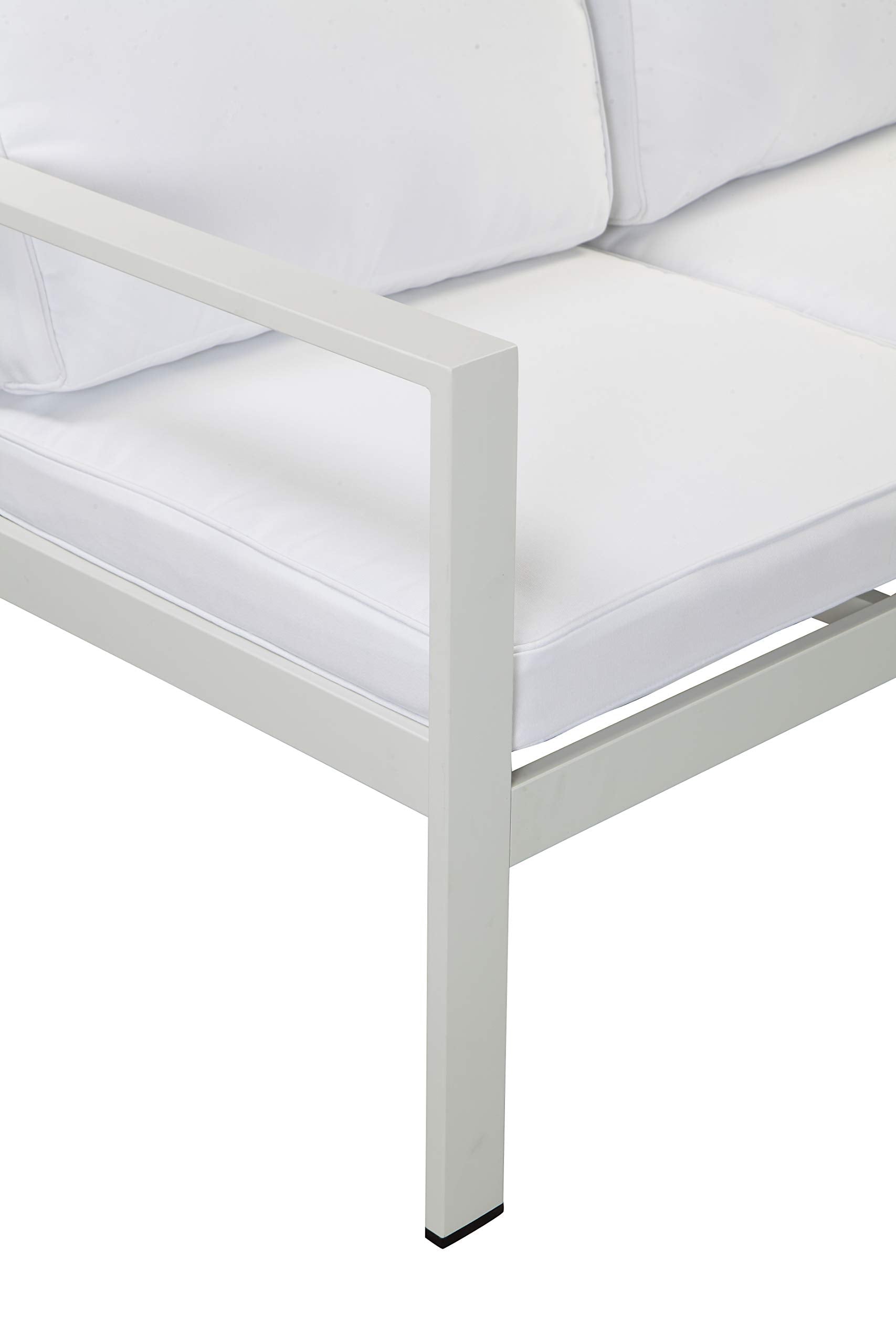 Pangea Home Karen Sf Wht Sofa, White