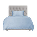 Hotel Sheets Direct Duvet Cover Bed Linen Set, 2 -Piece Set, Light Blue, Twin Xl