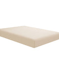 Sfoothome Fitted Sheet Twin Size With Deep Pockets - Soft And Comfortable Microfiber - Fade Wrinkle Resistant, Beige Mattress Sh