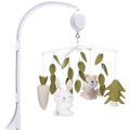 COTTONBEBE Crib Mobile 35 Lullaby Muisc, Organic Cotton Baby Mobiles for Cribs & Pack N Play, Easy to Install, Stuffed Animals H