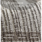 Rosygulls Fuzzy Pet Couch Covers For Sofa,Simple Striped Chenille Anti-Scratch Couch Cover,Chenille Couch Covers For Pet,Chenill