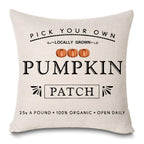 Kithomer Fall Pumpkin Patch Throw Pillow Covers Autumn Harvest Pillow Case 18 x 18 Inch Farmhouse Decorations