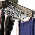 Closet Clothes Hanger Rail,PullOut Closet Rod 3060cm,Wardrobe Clothing Rail,Closet Organizer Rack for Pants and Coat (450MM/17