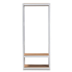 Baxton Studio Closet Storage Organizer, White/Brown