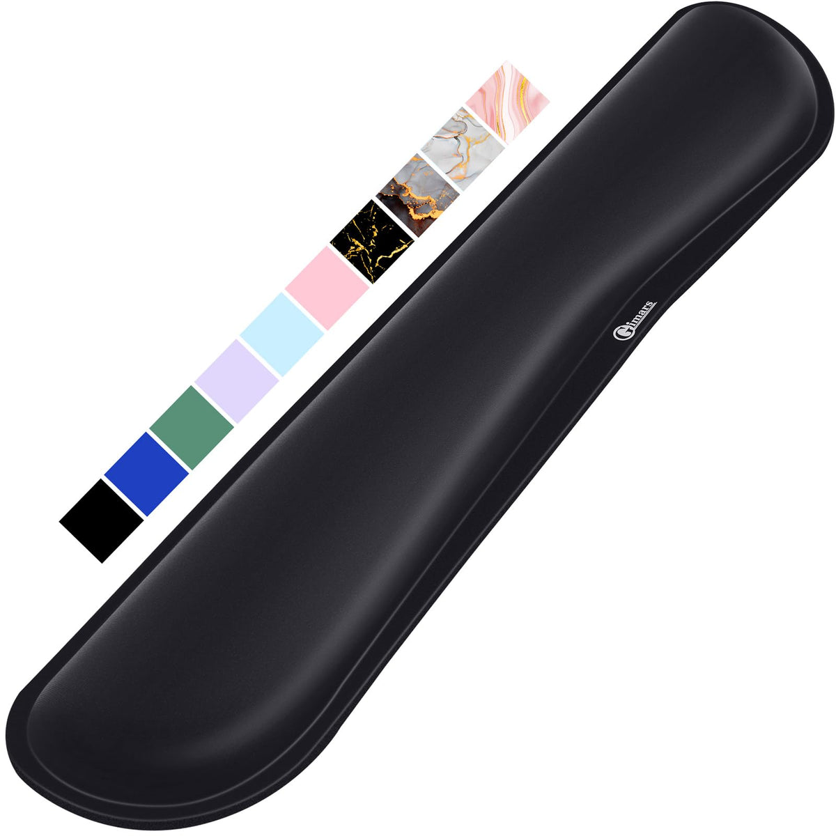 Gimars 63D High-Density Thicken Memory Foam Keyboard Wrist Rest, 17.3' Enlarge Ergonomic Wrist Rest With Anti-Slip Rubber Base