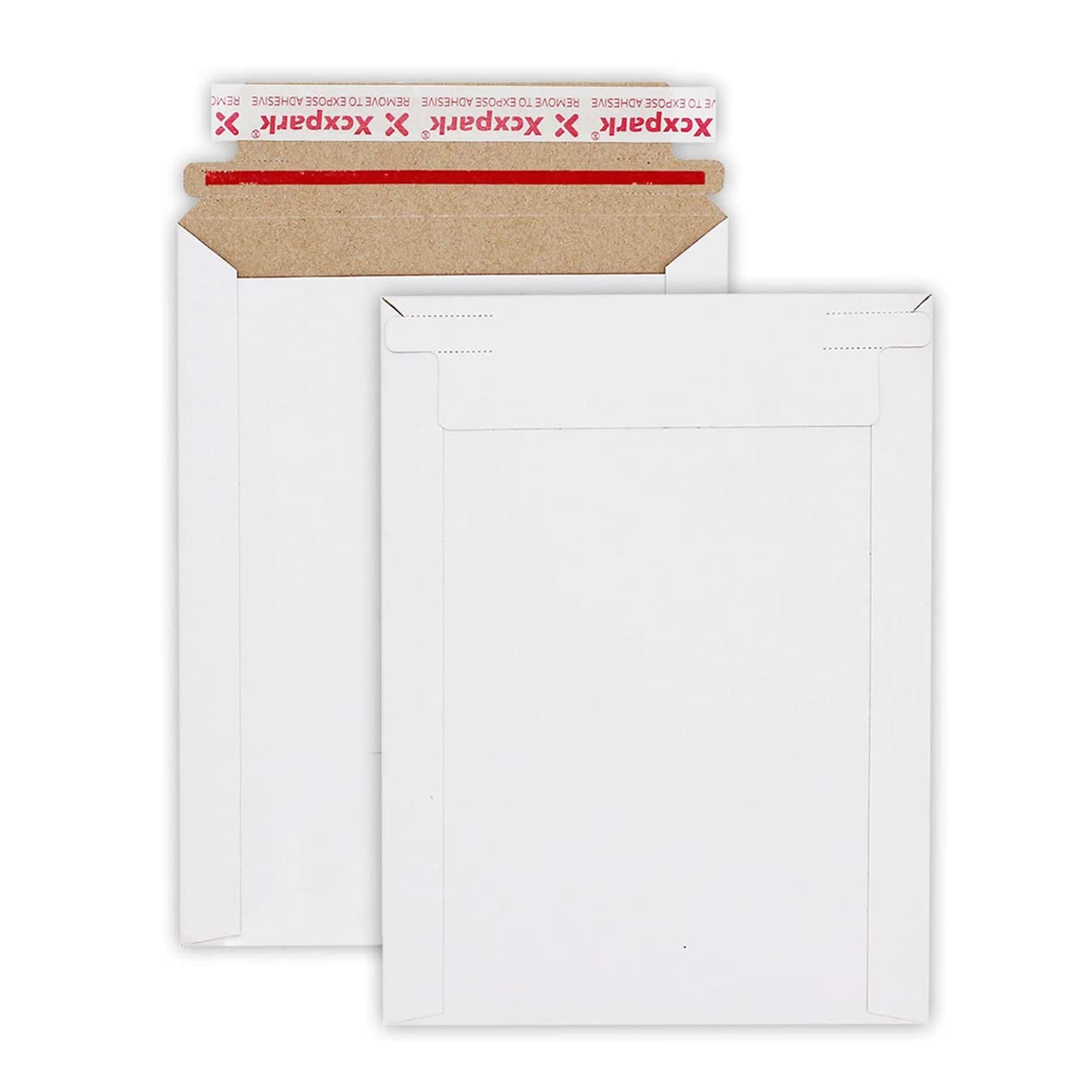 Xxcxpark 20 Pack Rigid Mailers, 7.5X9.5 Inches Self Seal Photo Document Mailers Premium Cardboard Keep Flat Envelopes For Photos