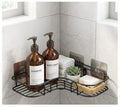 Alturas SelfAdhesive Corner Bathroom Shelf Organiser, Wall Mounted Wire Rack, Multipurpose Storage