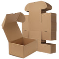 Rlavbl 8X6X4 Shipping Boxes Set Of 25, Brown Corrugated Cardboard Mailer Box For Packing, Mailing, Business