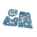 bnf 3Pcs Bathroom Rug Set Shaggy Soft Shower Floor Mat for Floor Bathroom Shower Deer | Bath | Bathmats Rugs & Toilet Covers