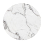 Tintern Dining Table White & Antique Brass