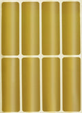 Royal Green 3X1 Inch (75Mm X 25Mm) Metallic Labels Sticker Rectangular Gold Gift Box Stickers For Christmas And Parties - 400 Pa