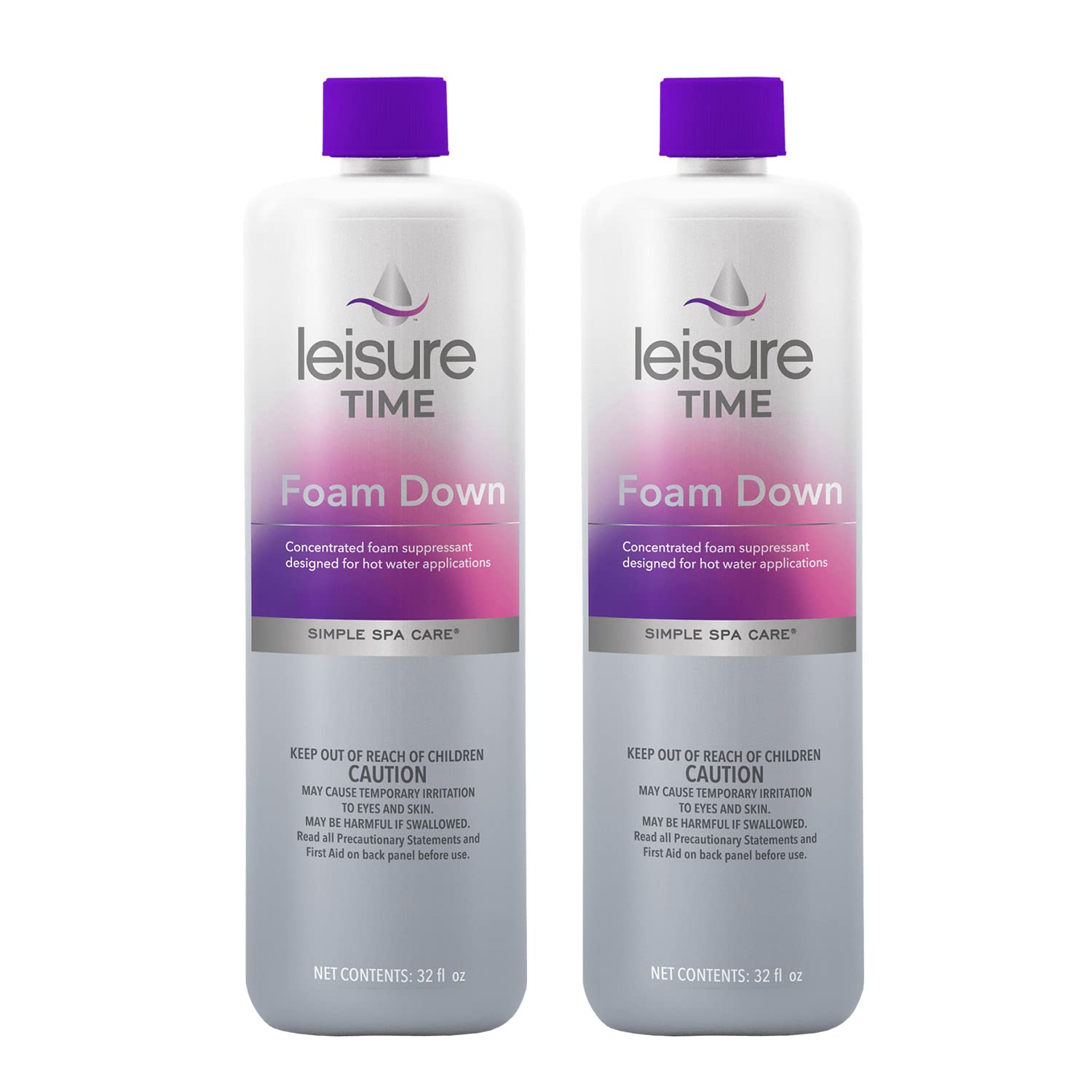 Leisure Time Hq-02 Foam Down, 1-Quart, 2-Pack