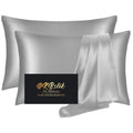 Silk Pillowcase 2 Pack, Natural Mulberry Silk Pillow Case, Anti Acne Silk Pillowcase For Hair And Skin, King Size Silk Satin Pil
