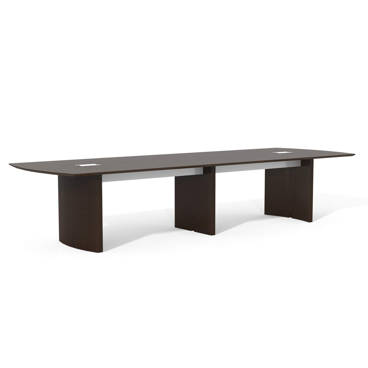 Safco Medina Modern Office Conference Meeting Room Table, 12', Mocha