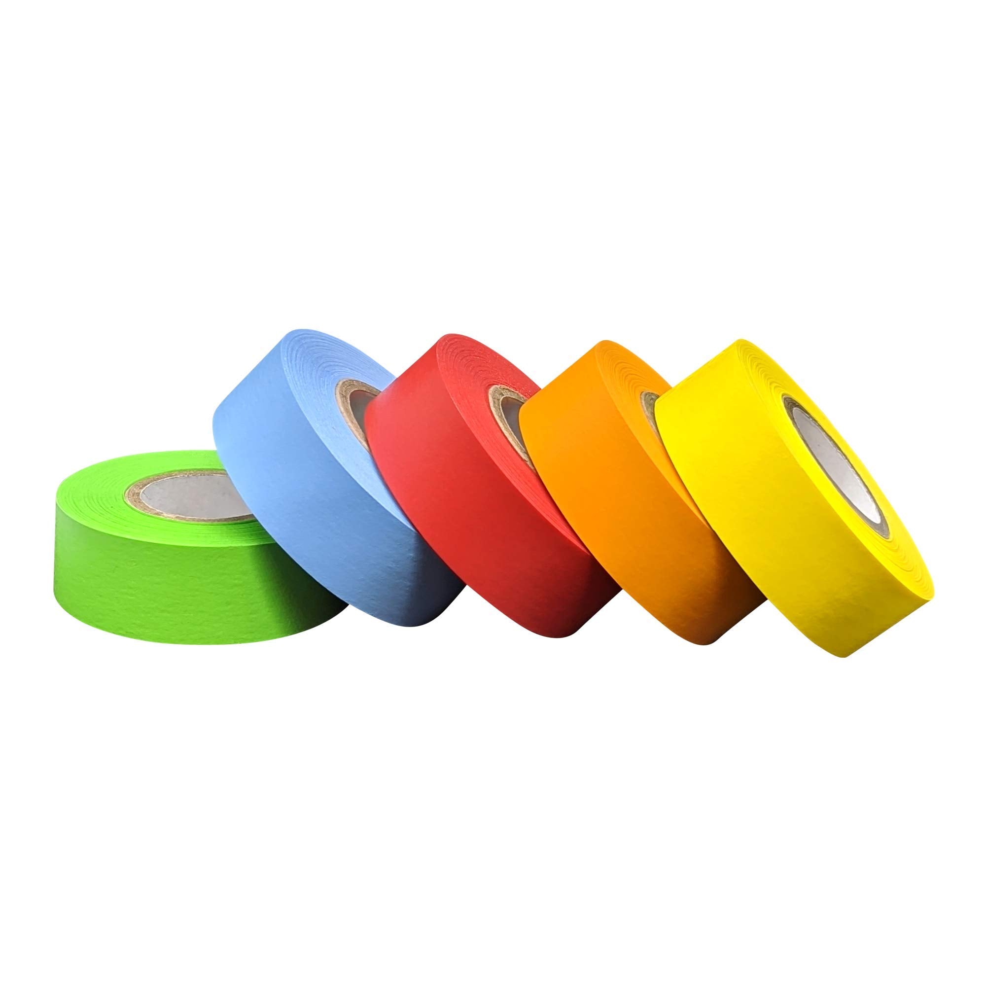 Lab Labeling Tape Variety Pack, 500 Inches Long X 3/4 Inch Width, 1 Inch Diameter Core [5 Rolls Of Assorted Colors] For Color Co