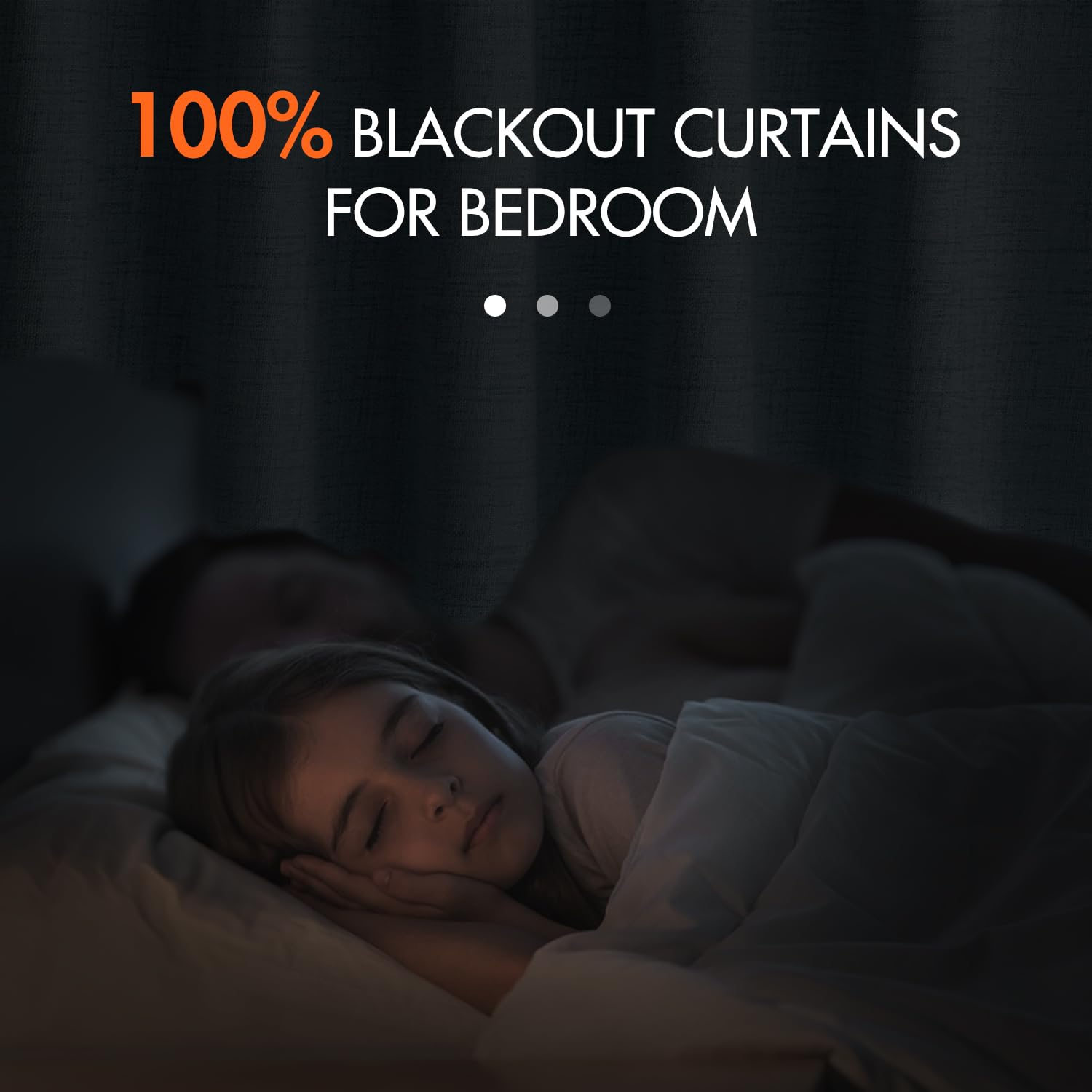 Miulee 100% Blackout Curtains 84 Inches Long Linen Curtains & Drapes For Bedroom Back Tab Living Room Darkening Full Black Out Window Curtain Panels Rod Pocket, Slate Blue, 2 Panels Set