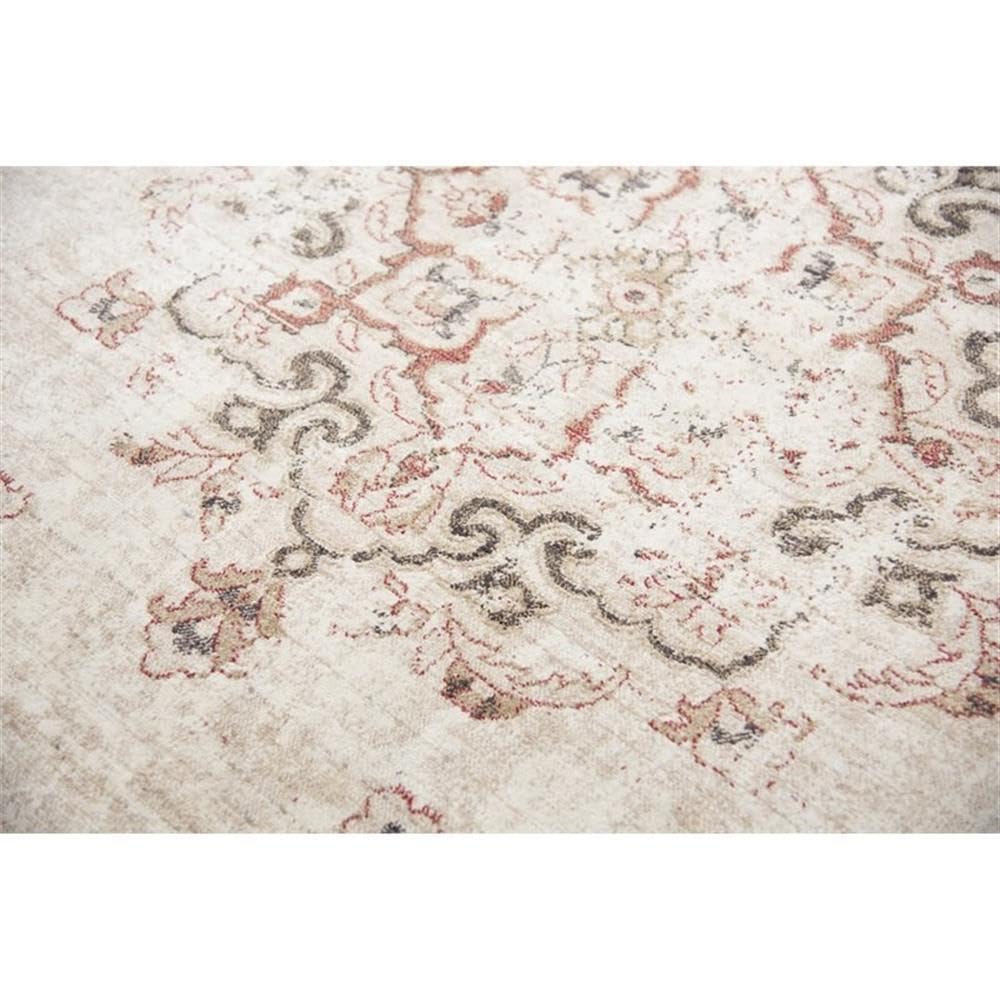 Rizzy Home Alora Decor Euphoria 2'6" X 8' Distress Beige/Gray/Rust/Blue Hybrid Area Rug
