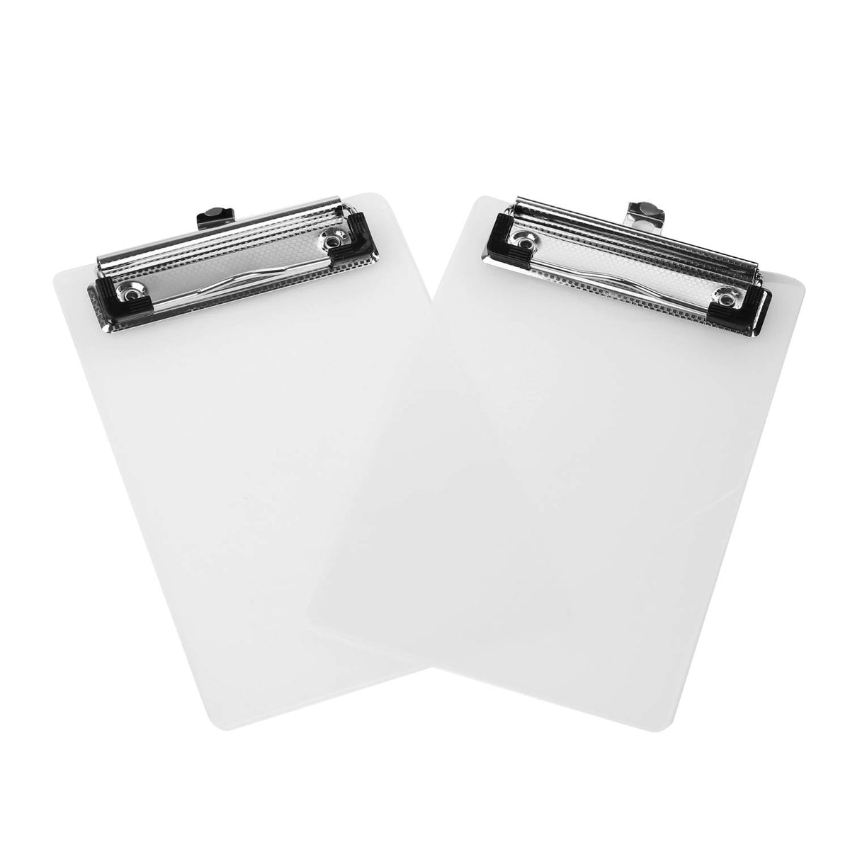 Daimay A6 Mini Clipboard Plastic Clip Board Translucent Slim Hardboard Pack Low Profile Clip For Home Offices Schools Hospitals