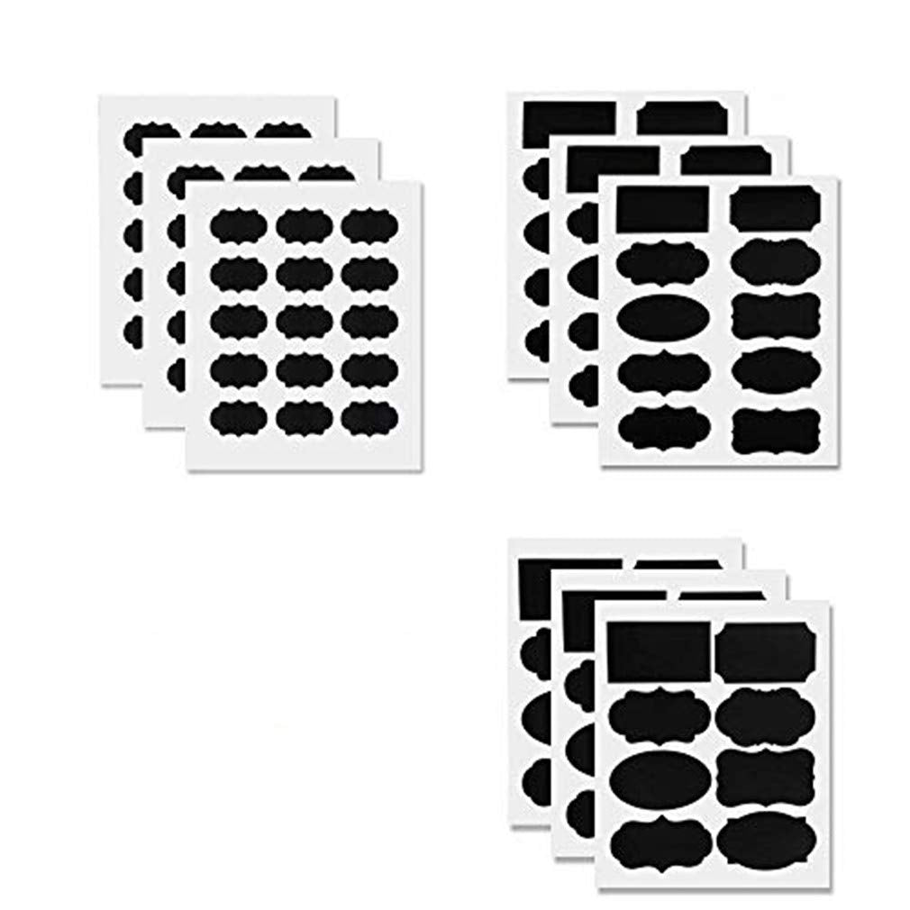 Chalkboard Labels Bundle 99 Pcs Stickers For Mason Jars Large Reusable Blackboard Labels Stickers Storage Office Kitchen